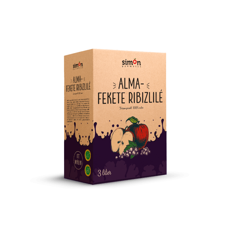 100% Alma – Feketeribizlilé - 3 L