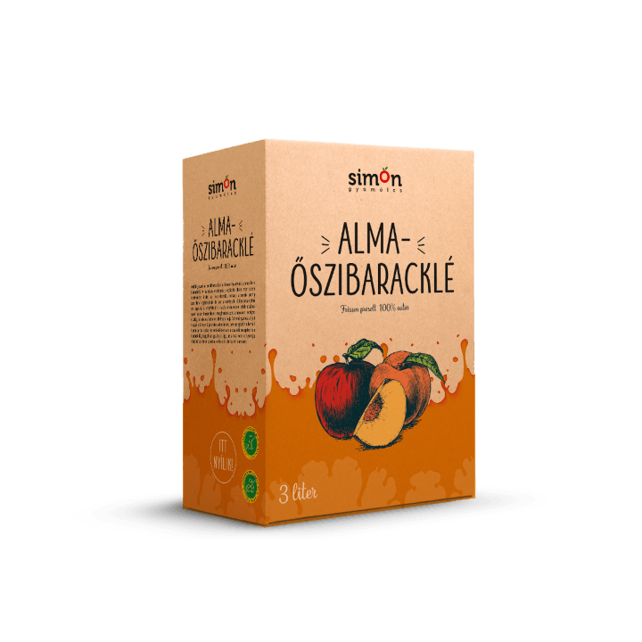 100% Alma-Őszibaracklé - 3 L
