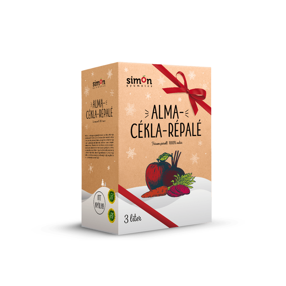 Limitált karácsonyi kiadás - Alma Cékla Répalé 3L